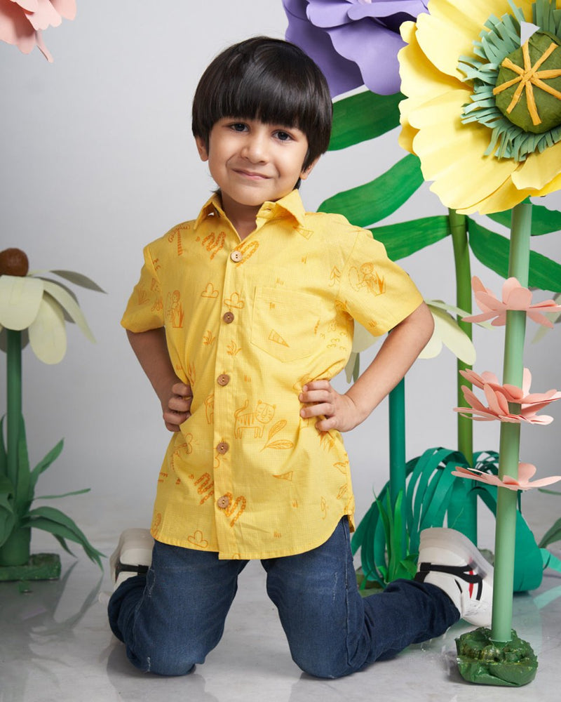 Buy Wonder Wander Shirt | Shop Verified Sustainable Kids Shirts on Brown Living™