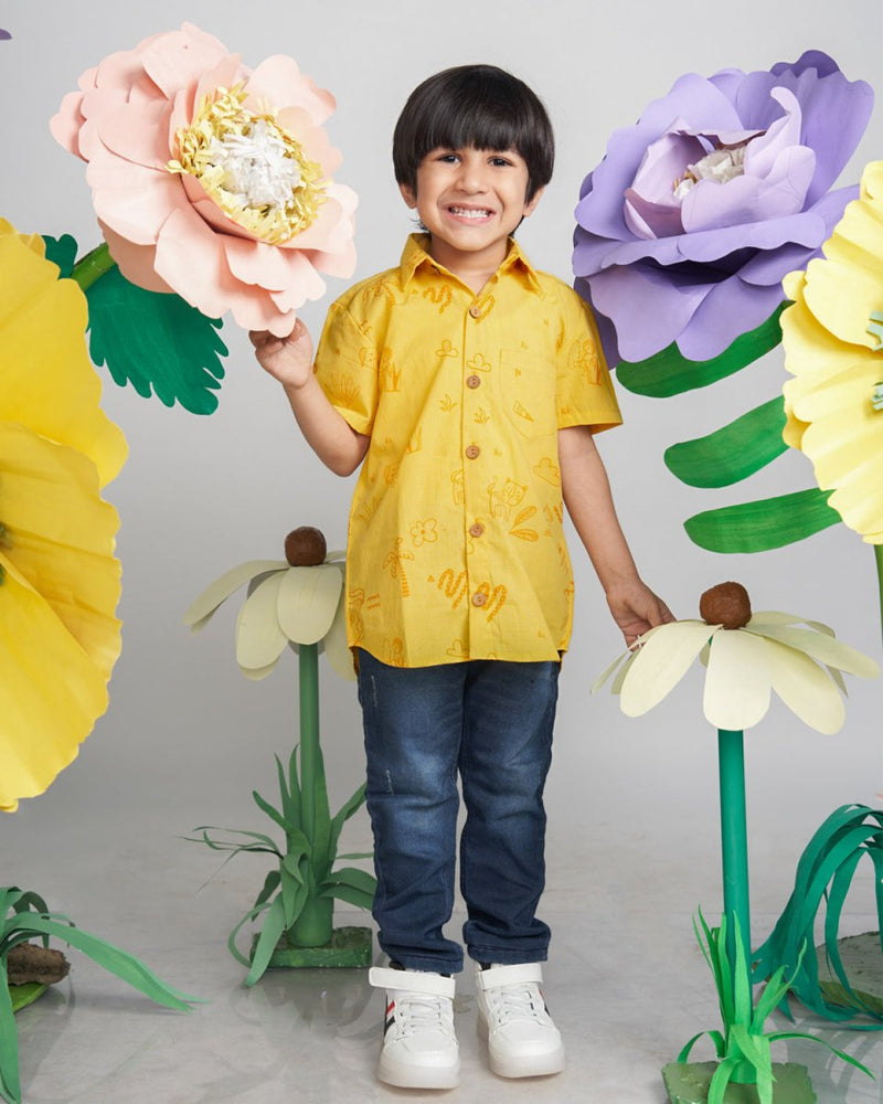 Buy Wonder Wander Shirt | Shop Verified Sustainable Kids Shirts on Brown Living™