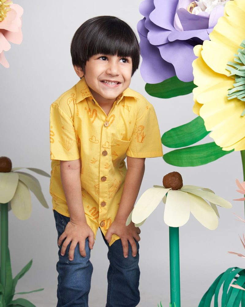 Buy Wonder Wander Shirt | Shop Verified Sustainable Kids Shirts on Brown Living™