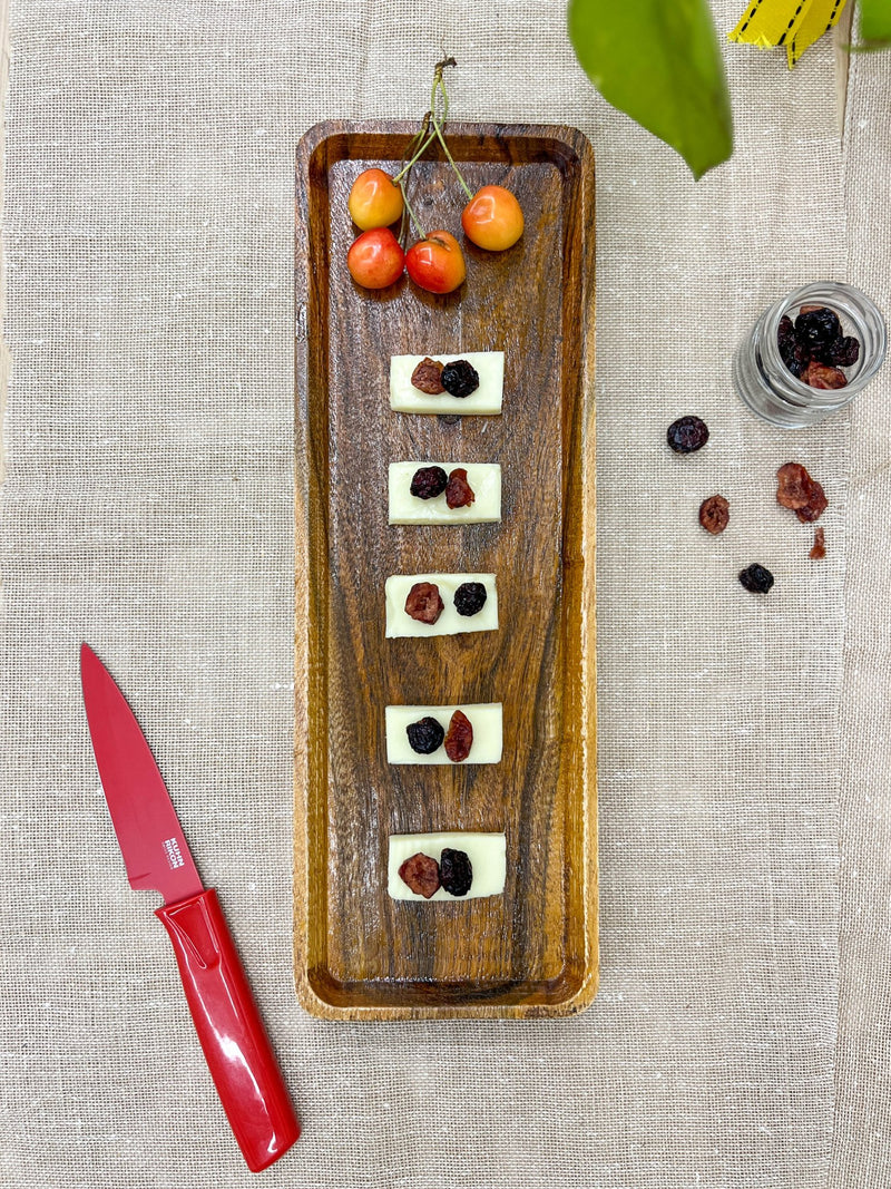 Wood Serving Tray | Made of Acacia Wood | Verified Sustainable Dinner Set on Brown Living™