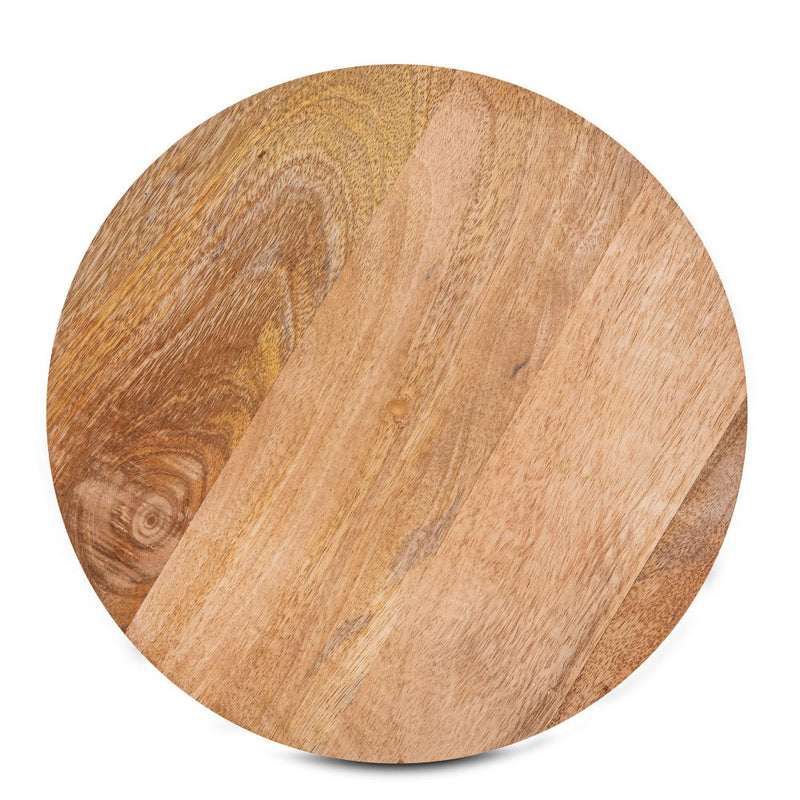 Buy Wooden Blue Round Chip and Dip Platter | Shop Verified Sustainable Trays & Platters on Brown Living™