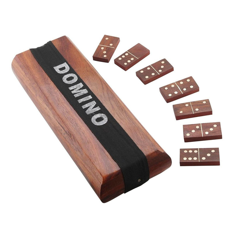 Buy Wooden Domino Box with Dominoes | Handcrafted Games | Shop Verified Sustainable Learning & Educational Toys on Brown Living™