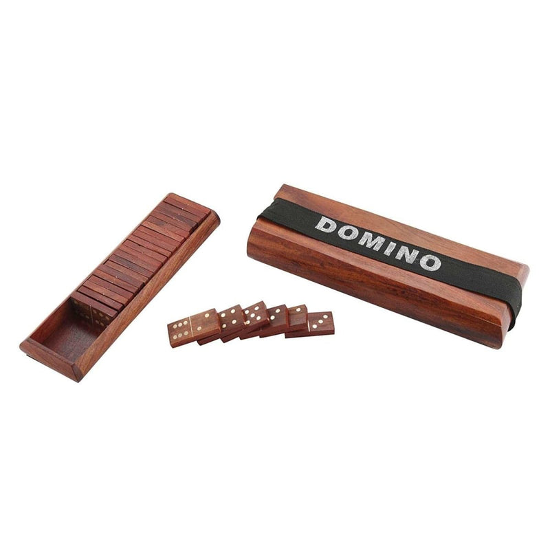 Buy Wooden Domino Box with Dominoes | Handcrafted Games | Shop Verified Sustainable Learning & Educational Toys on Brown Living™