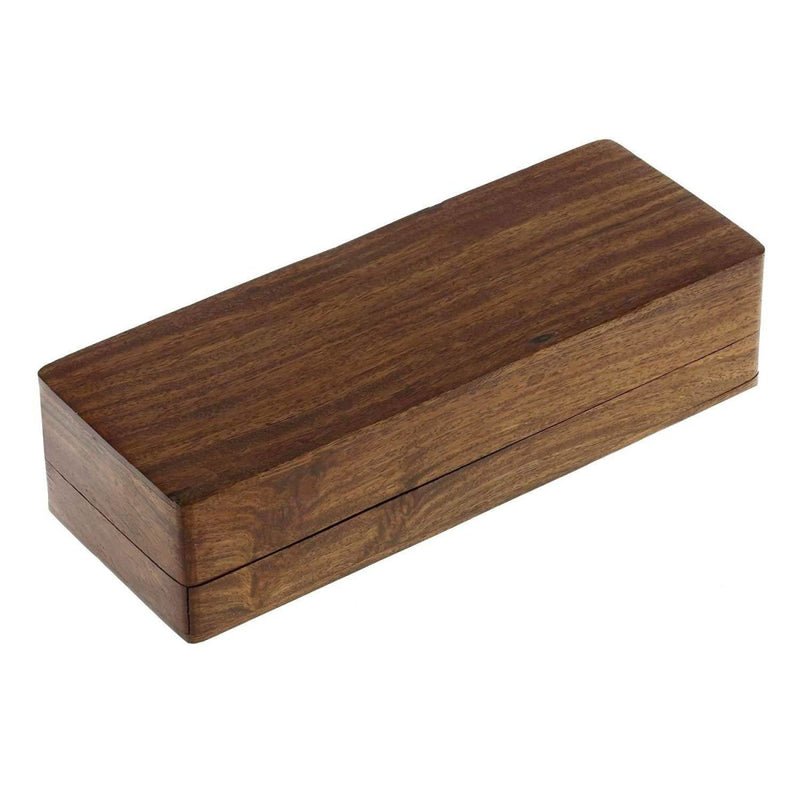 Buy Handcrafted Wooden Domino Box with Dominoes- 8 Inch | Shop Verified Sustainable Learning & Educational Toys on Brown Living™