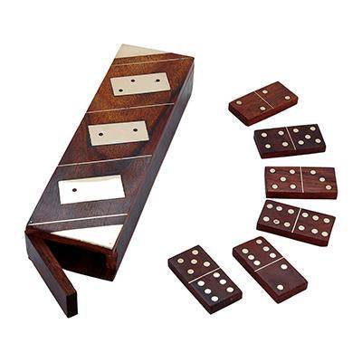 Buy Wooden Domino Box with Dominoes | Board Games- 8 Inch | Shop Verified Sustainable Sets & Stacking Toys on Brown Living™