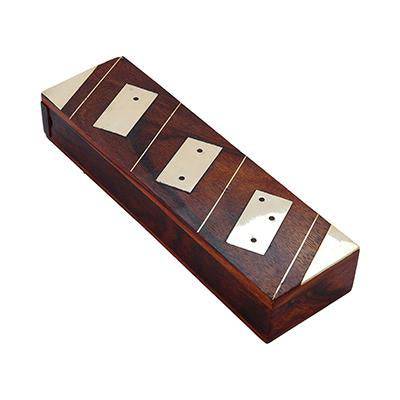 Buy Wooden Domino Box with Dominoes | Board Games- 8 Inch | Shop Verified Sustainable Sets & Stacking Toys on Brown Living™