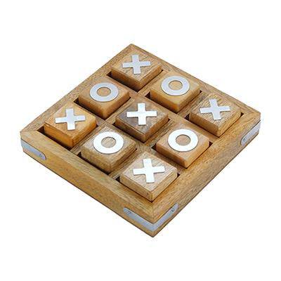 Buy Handmade Wooden Noughts and Crosses | Best Gift Toy for Kids | Shop Verified Sustainable Learning & Educational Toys on Brown Living™