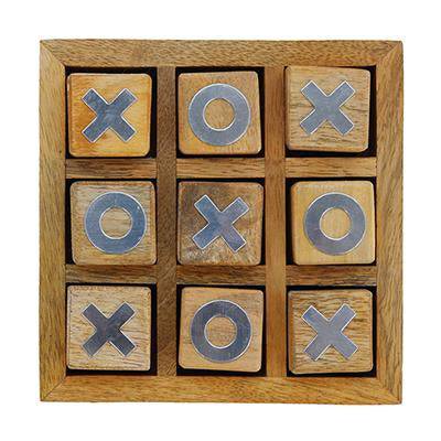 Buy Handmade Wooden Noughts and Crosses | Best Gift Toy for Kids | Shop Verified Sustainable Learning & Educational Toys on Brown Living™