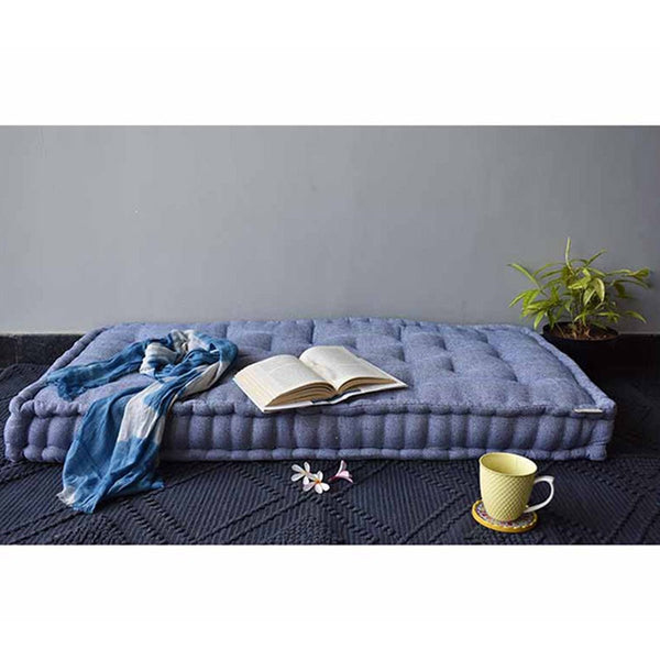 Buy Woven Mattress (Prussian) | Shop Verified Sustainable Bedding on Brown Living™