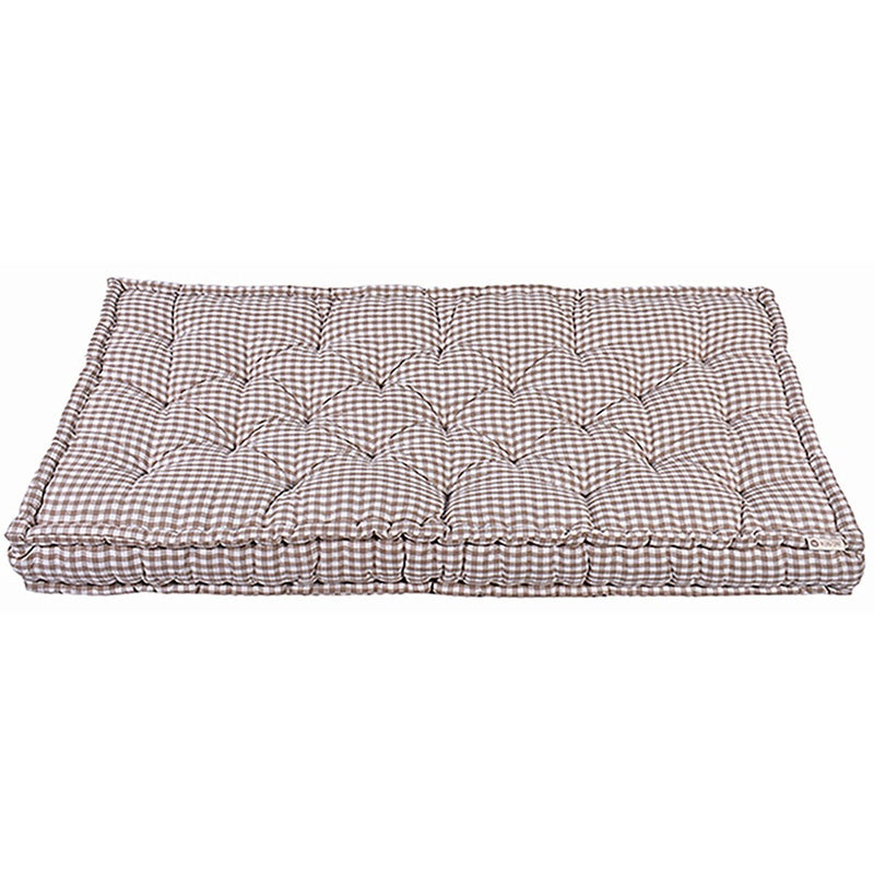 Buy Woven Small Check Cotton Floor Mattress | Shop Verified Sustainable Bedding on Brown Living™