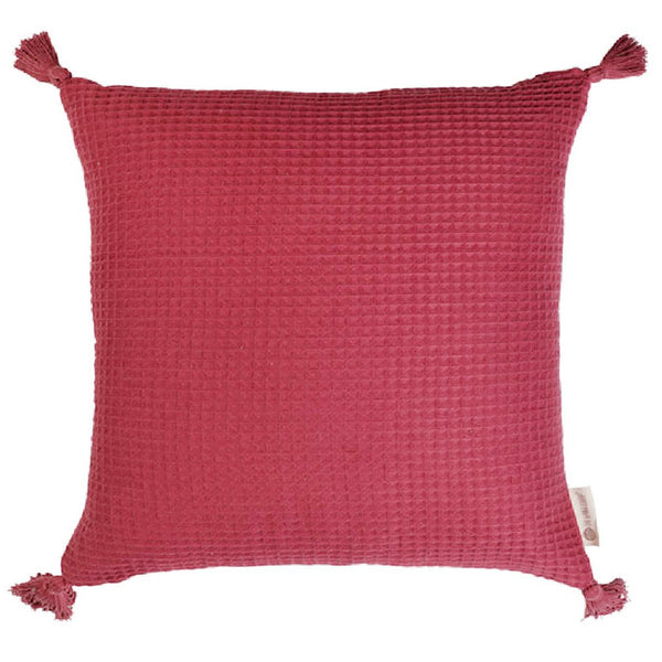 Buy Woven Waffle Cushion Cover (Purple) | Shop Verified Sustainable Covers & Inserts on Brown Living™