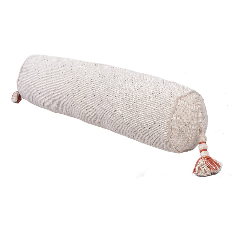 Buy ZigZag Geo Bolster Cushion | Shop Verified Sustainable Covers & Inserts on Brown Living™