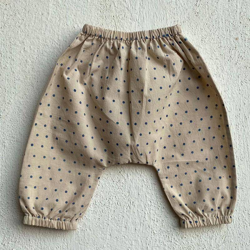 Buy Zoo Jhabla With Indigo Raidana Pants | Shop Verified Sustainable Kids Daywear Sets on Brown Living™