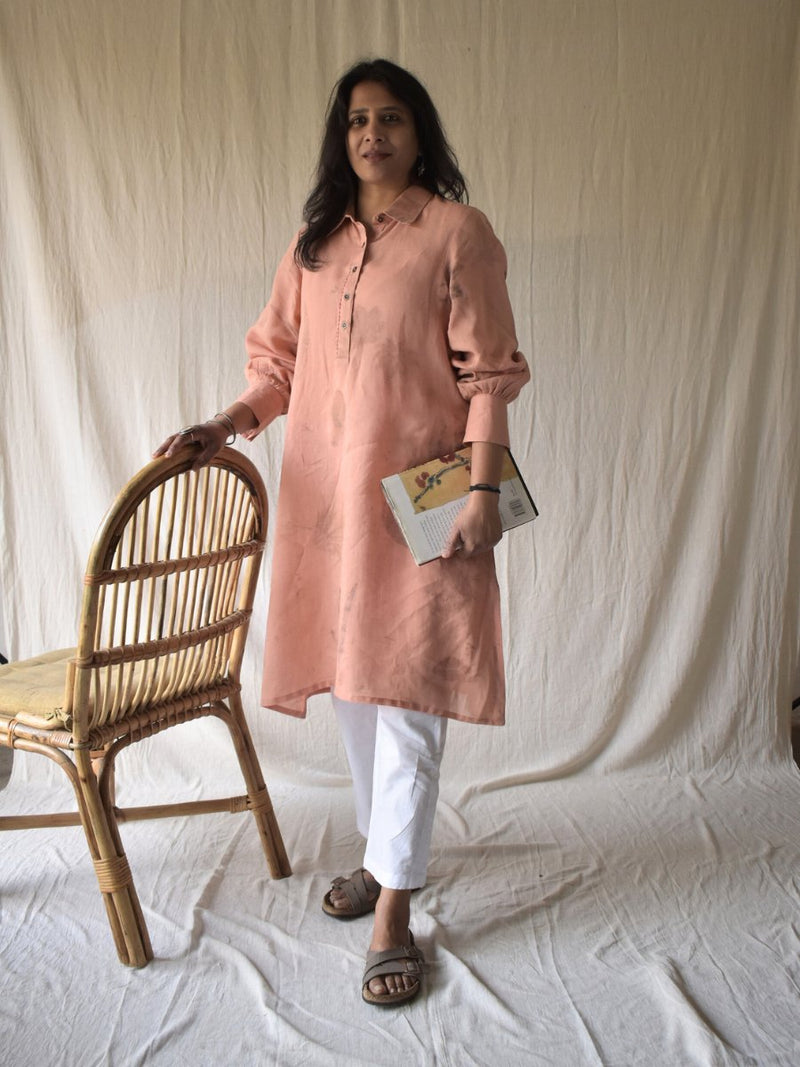 Zoya Linen Shirt Dress | Verified Sustainable Womens Dress on Brown Living™